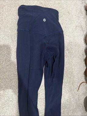 Lululemon Navy V Waist Leggings